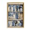 Stupell Industries Blue & Beige Bookcase Floating Frame, design by LSR Design Studio